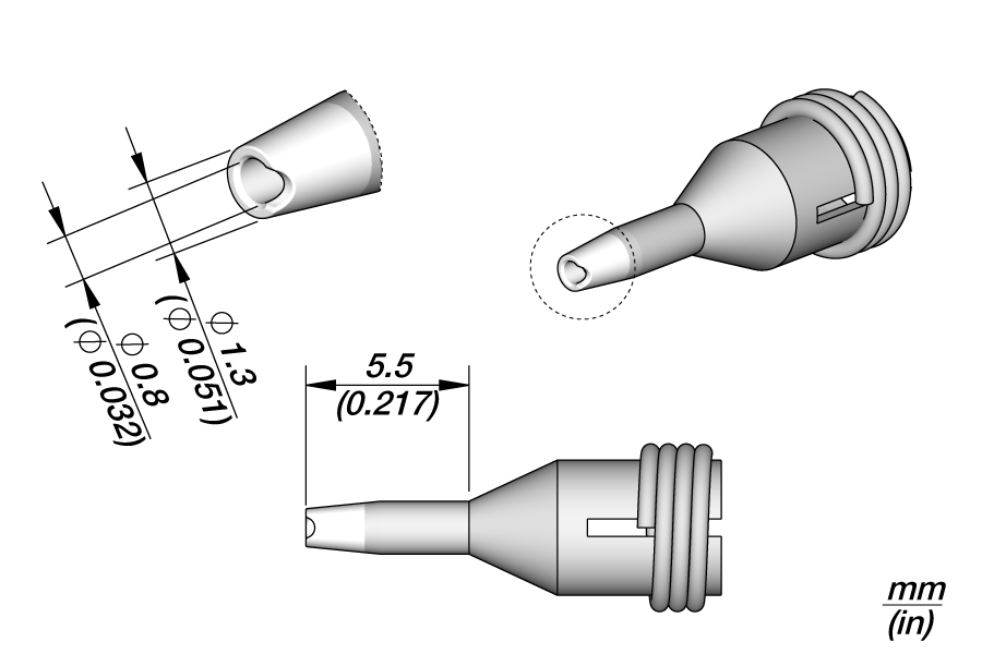 C360012 - Pad Cleaning Tip Ø 0.8